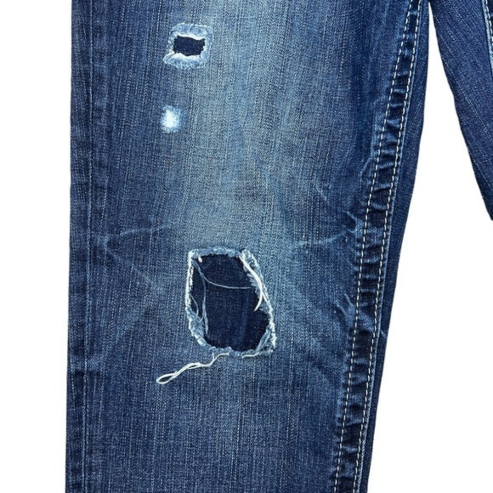 Miss Me Jeans Boyfriend Ankle Size 29 Medium‎ Wash JB5151A135 Distressed patches - Picture 4 of 12